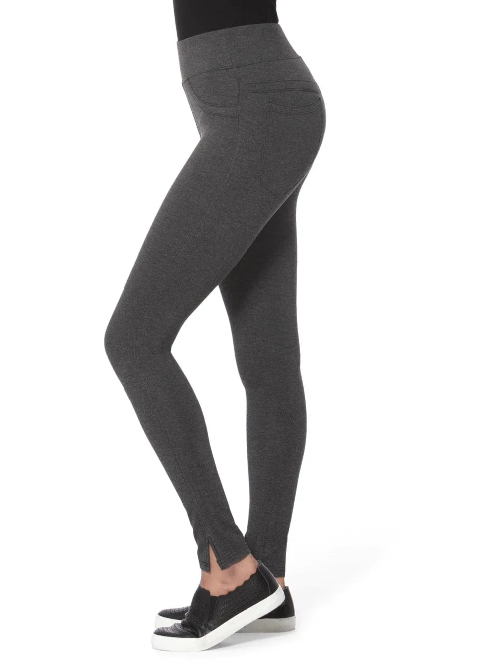 Anna Jeggings - Charcoal - The Daisy Chain