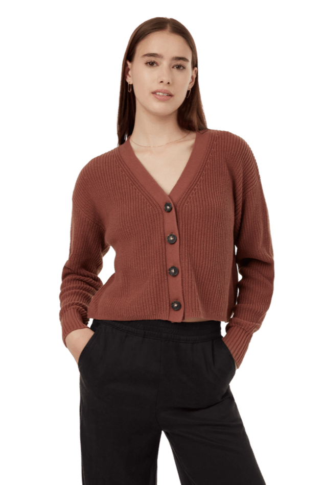 Ashton Cardigan - Mesa Red - The Daisy Chain