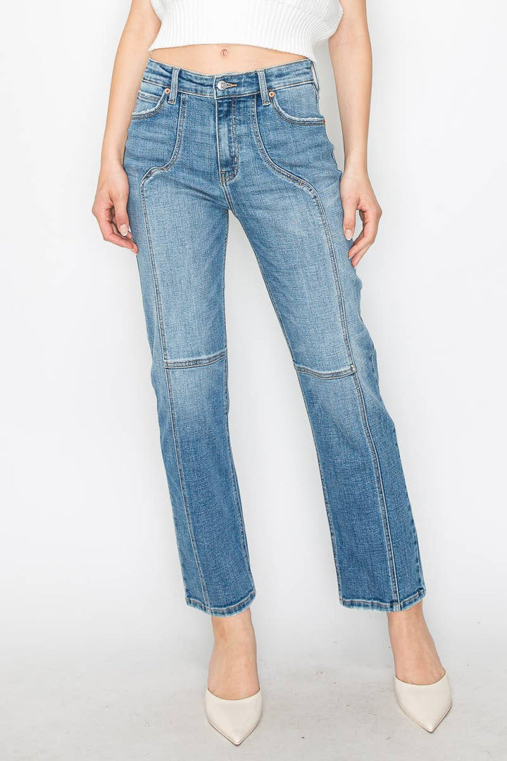 Western High-Rise Denim