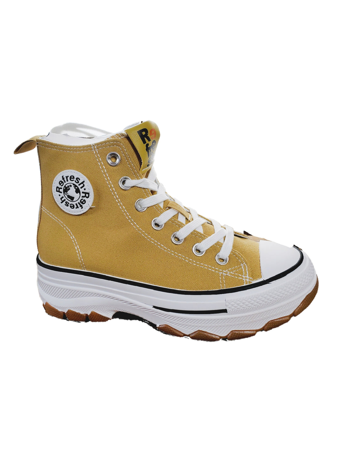 Refresh High Tops- Mustard