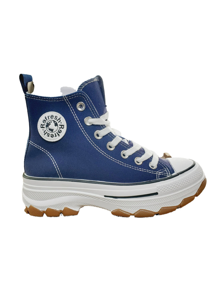 Refresh High Tops- Navy