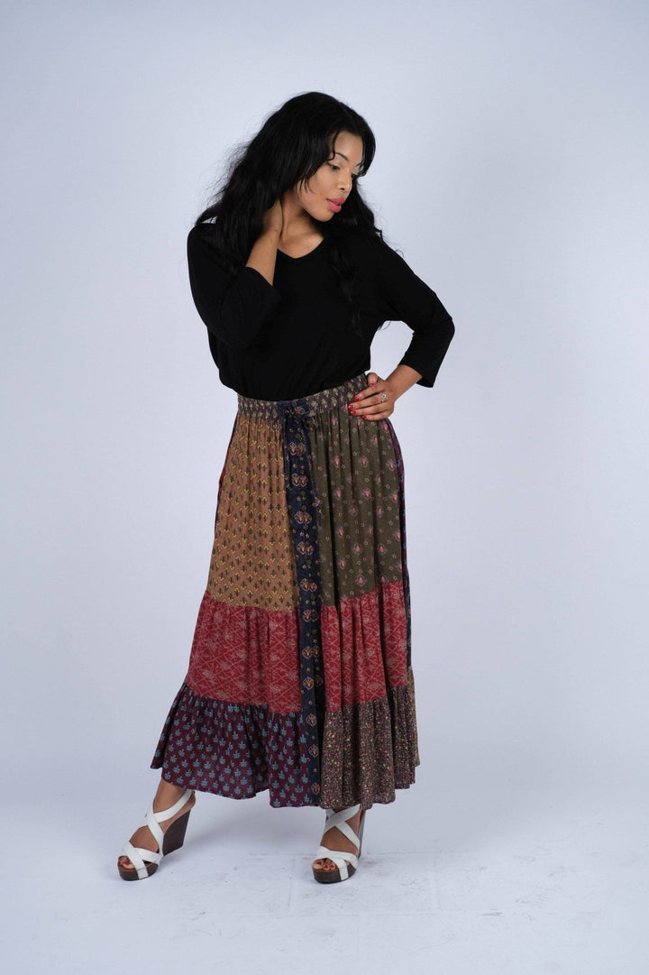 Boho Button Down Skirt - The Daisy Chain