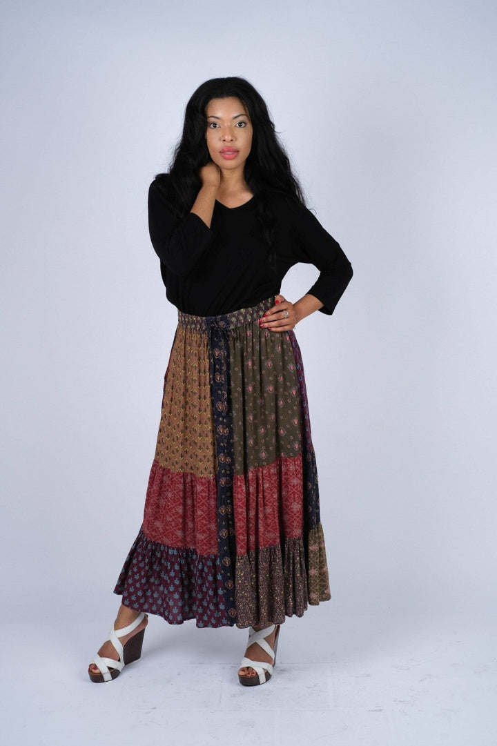 Boho Button Down Skirt - The Daisy Chain
