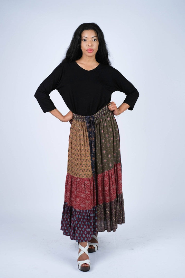 Boho Button Down Skirt - The Daisy Chain