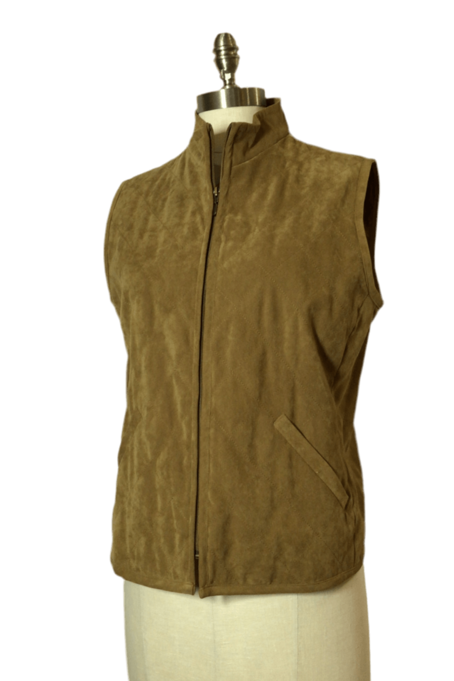 Brown Quilted Vest - The Daisy Chain