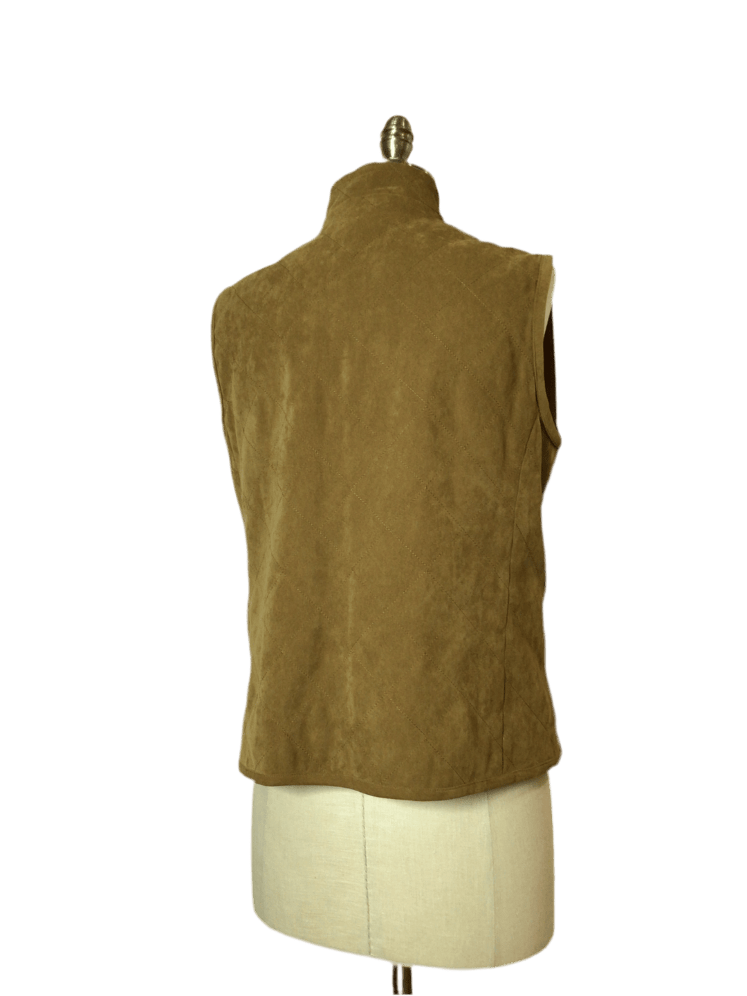 Brown Quilted Vest - The Daisy Chain