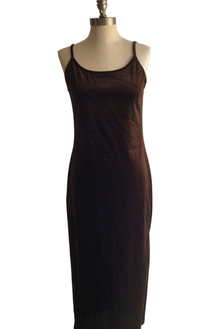 Brown Velvet Dress - The Daisy Chain