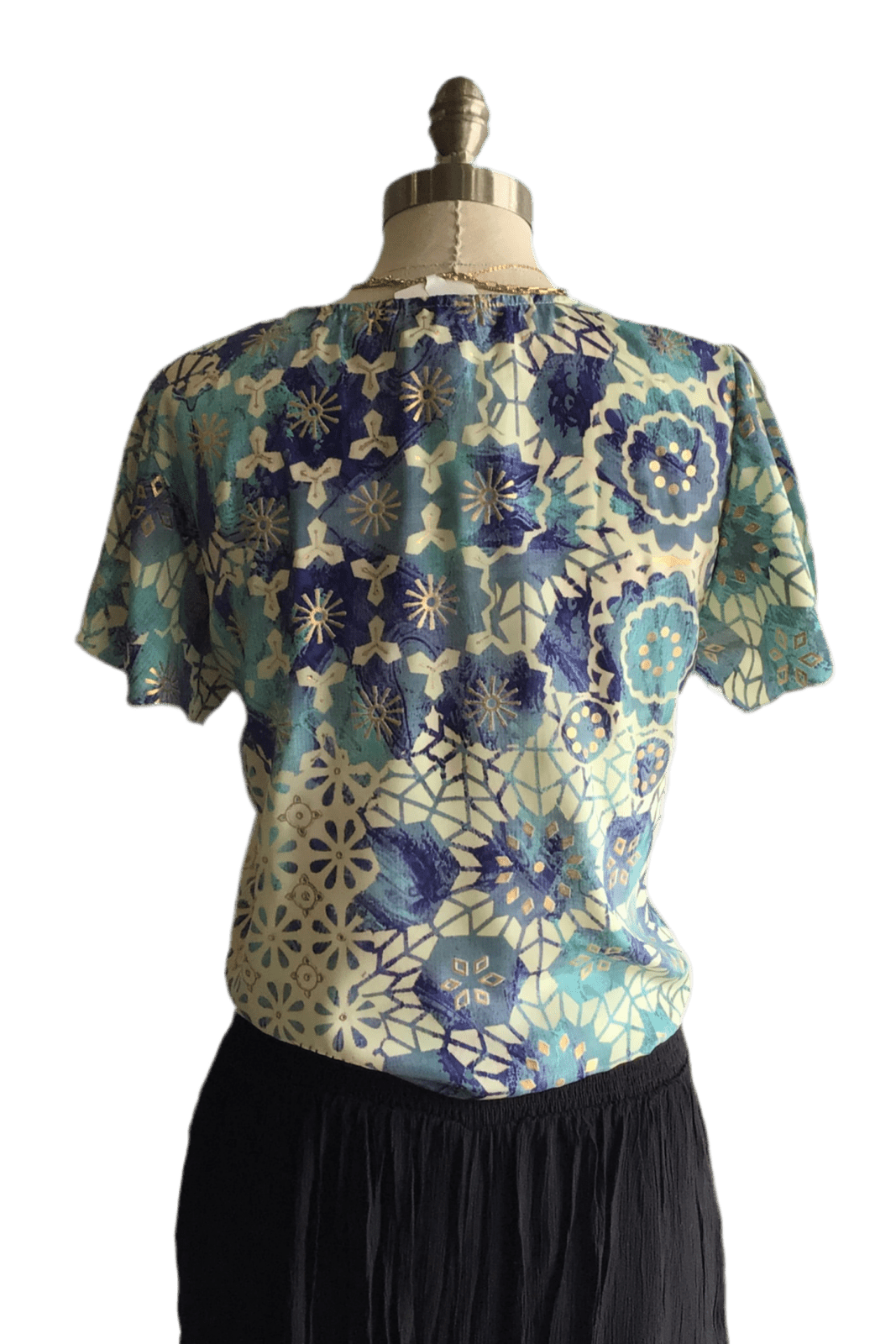 Butterfly Top - Cream Mosaic - The Daisy Chain