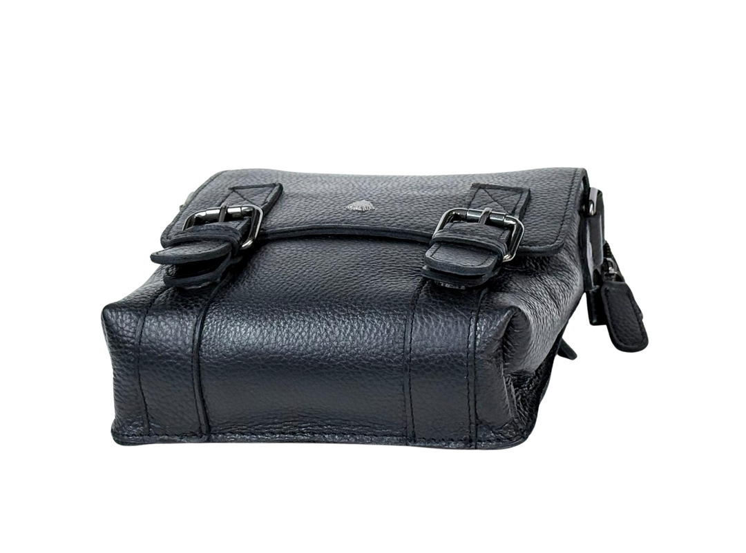 Mini Satchel Bag- Black