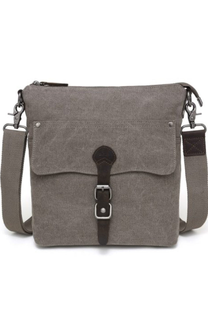 Canvas Shoulder Bag - Green - The Daisy Chain