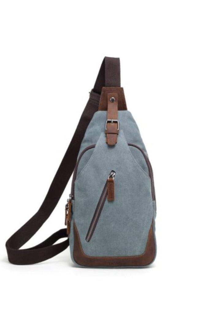 Canvas Sling Bag - Turquiose - The Daisy Chain