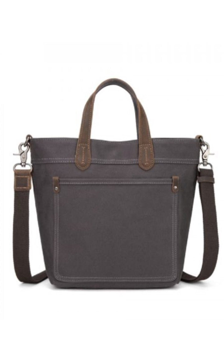 Canvas Tote Bag - Grey - The Daisy Chain