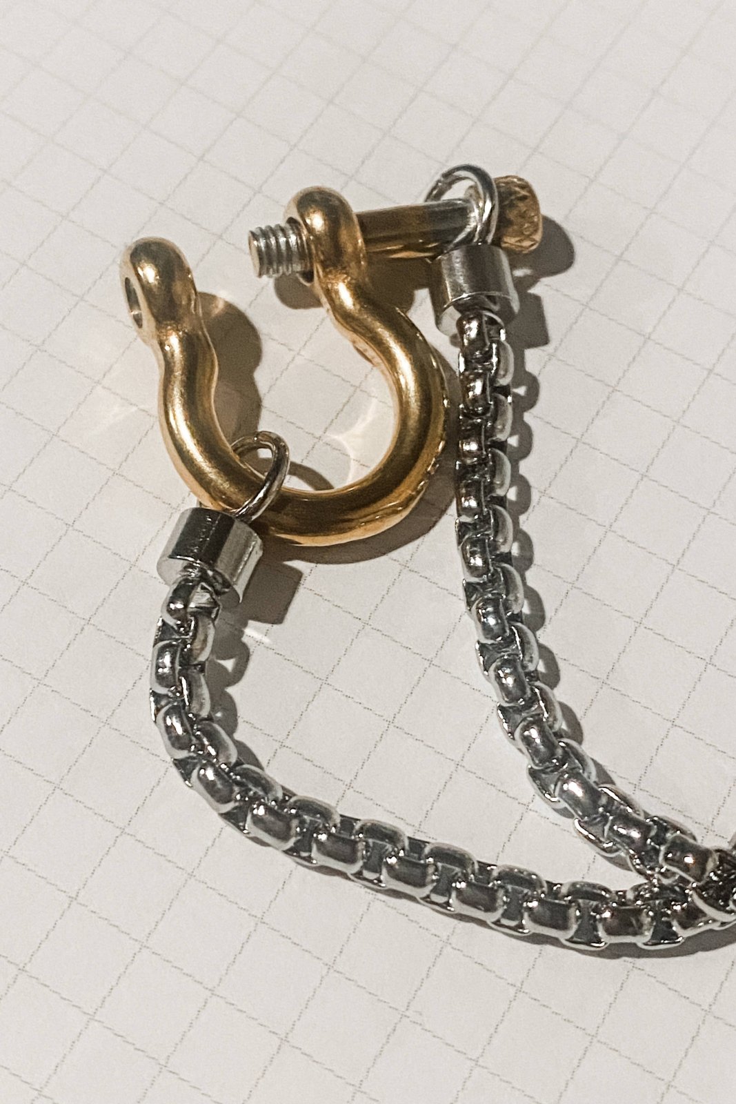 Carabiner Horse Bit Necklace: Two Tone - The Daisy Chain