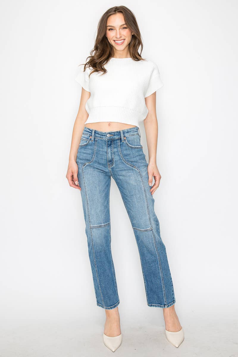 Western High-Rise Denim