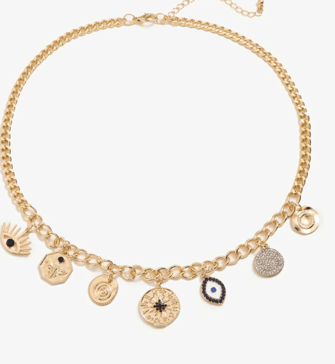 Celestial Coin Charm Necklace - The Daisy Chain