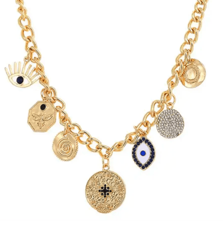 Celestial Coin Charm Necklace - The Daisy Chain