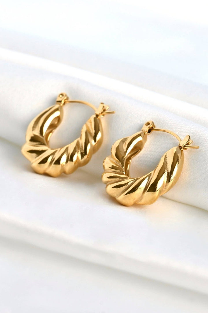 Chunky Croissant Hoops - The Daisy Chain