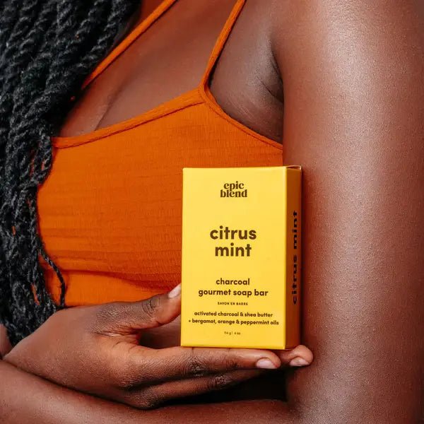 Citrus Mint Charcoal Bar Soap - The Daisy Chain