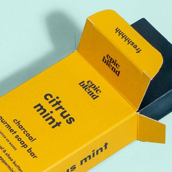 Citrus Mint Charcoal Bar Soap - The Daisy Chain