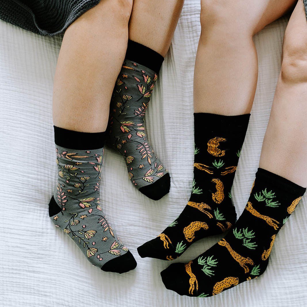 Cotton Socks - Cheetah - The Daisy Chain
