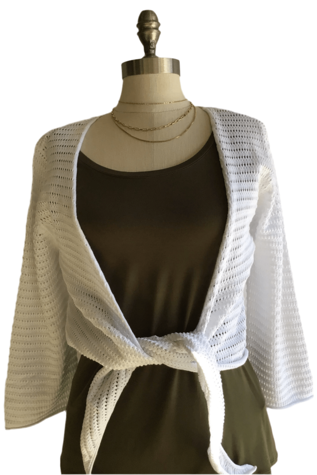Cotton Wrap Top - White - The Daisy Chain