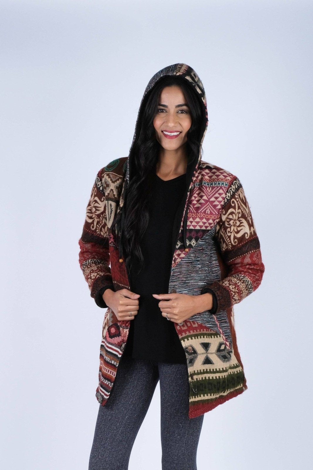 Cozy Fleece - Lined Patchwork Jacket - The Daisy Chain
