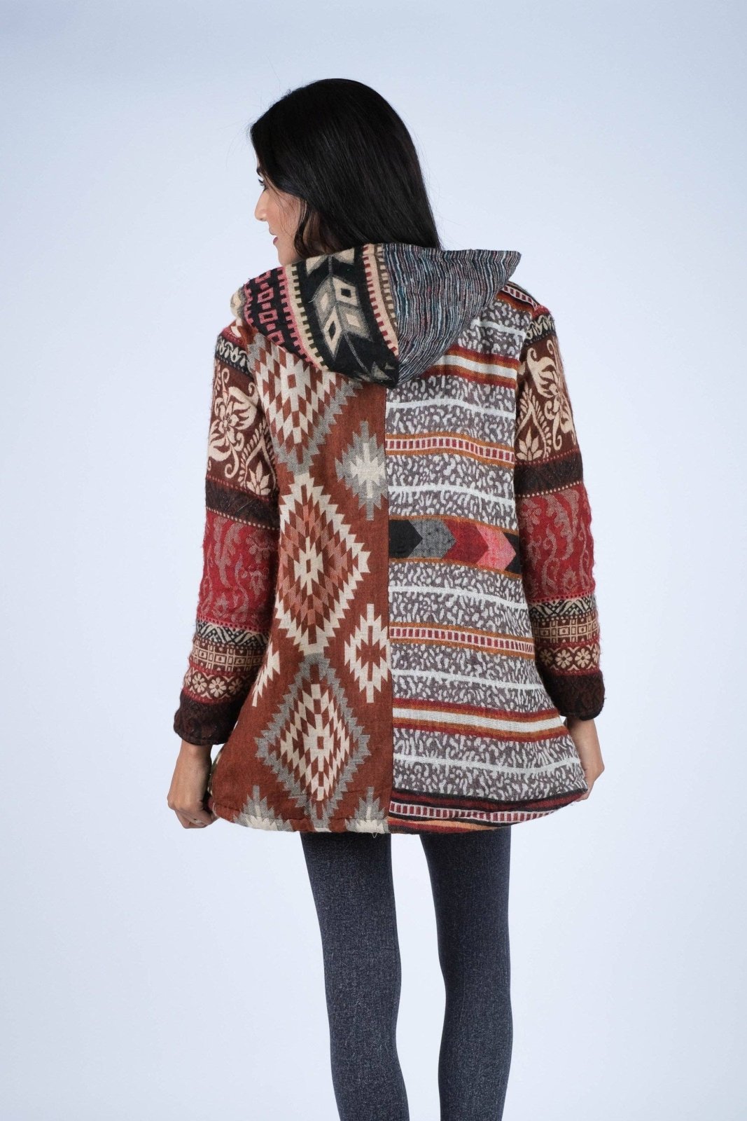 Cozy Fleece - Lined Patchwork Jacket - The Daisy Chain