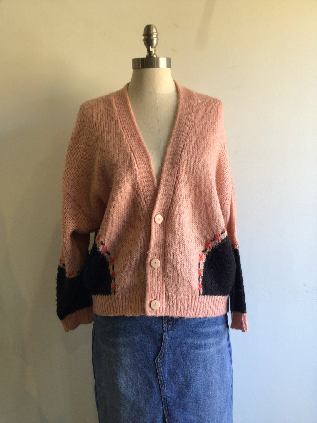 Cozy Peachy Pink Cardigan - The Daisy Chain