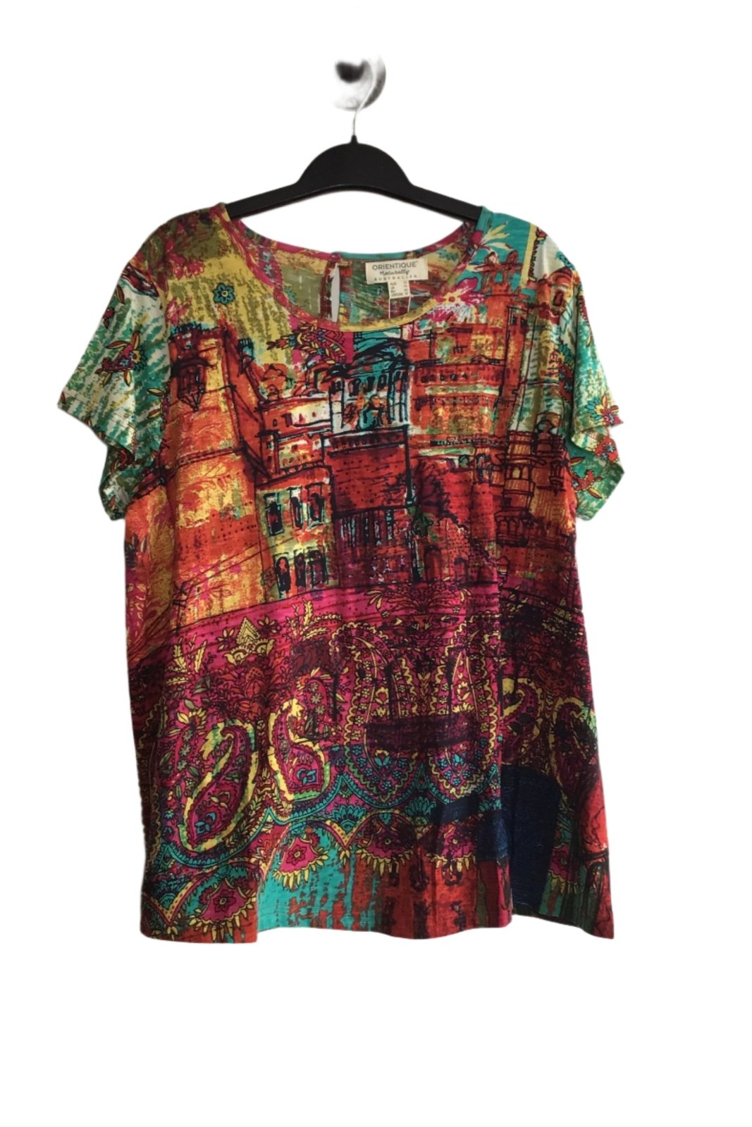 Crew Tee - Jaipur Orange - The Daisy Chain