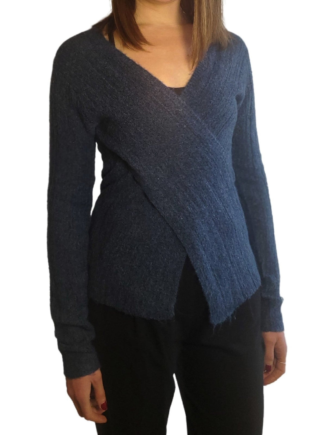 Cross Sweater - Ocean - The Daisy Chain