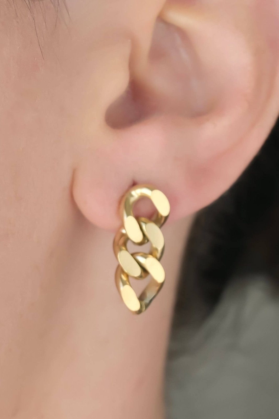 Curb Link Earrings - The Daisy Chain