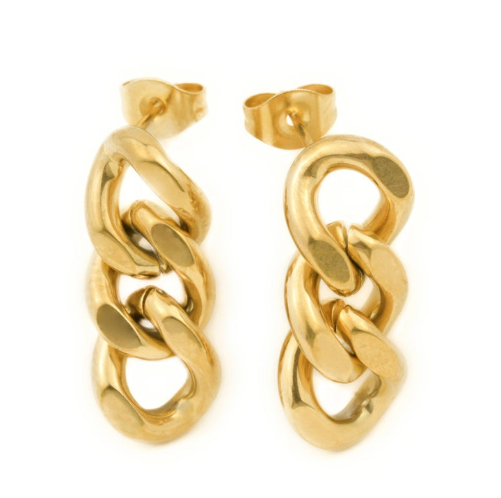 Curb Link Earrings - The Daisy Chain