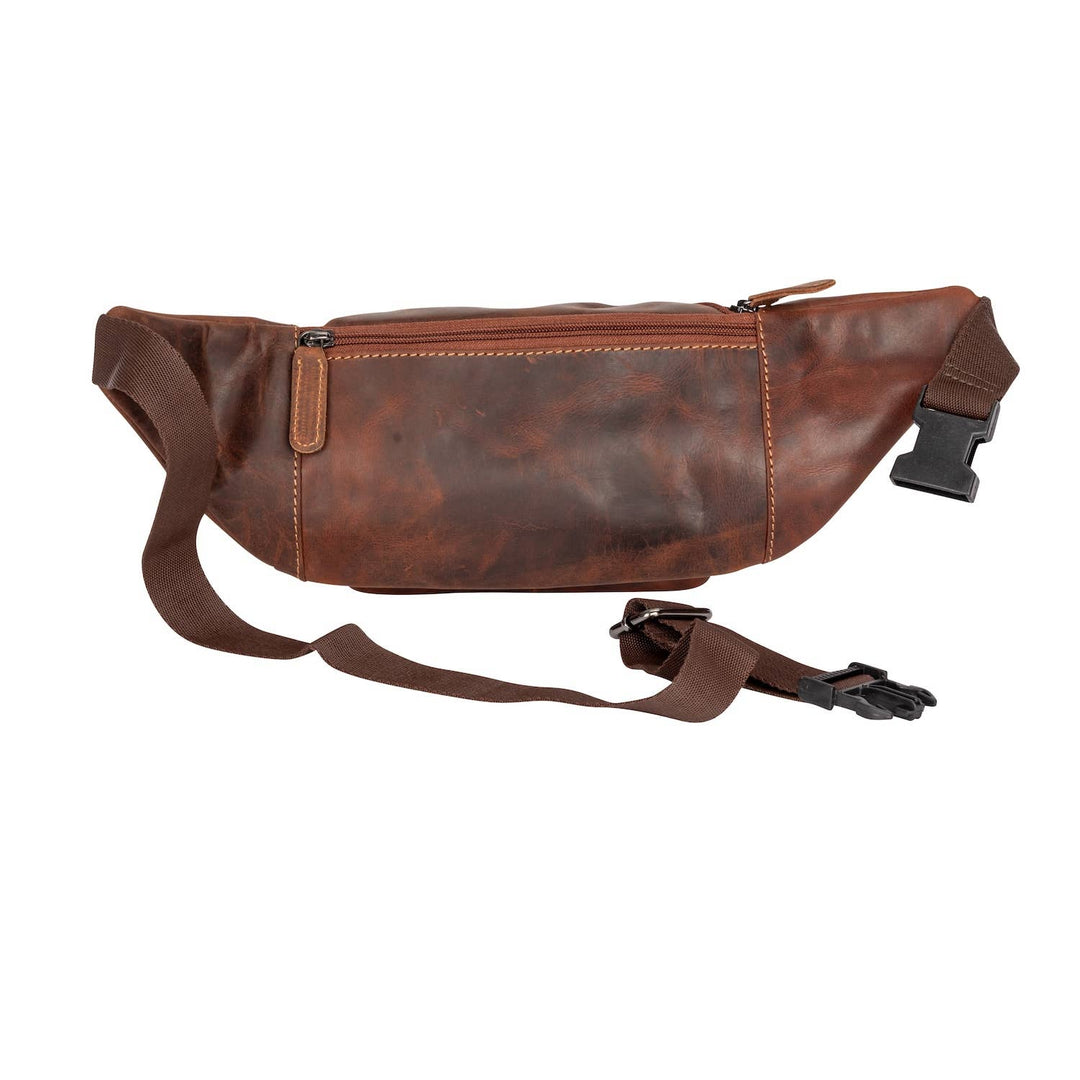 Leather Waist Pack: Sandal