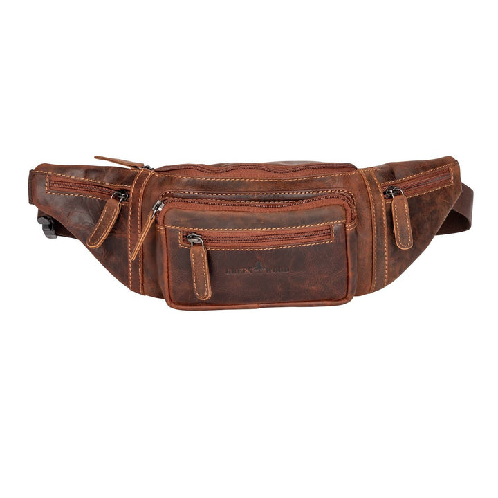 Leather Waist Pack: Sandal