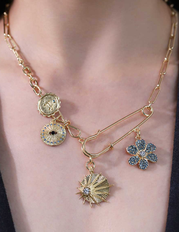 Celestial Garden Party Charm Necklace