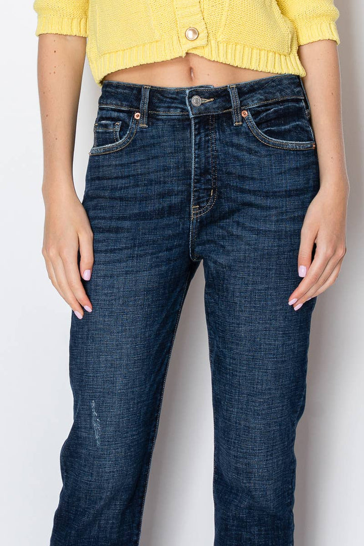 Dark Sky High Waist Jeans - The Daisy Chain