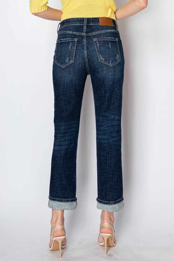Dark Sky High Waist Jeans - The Daisy Chain