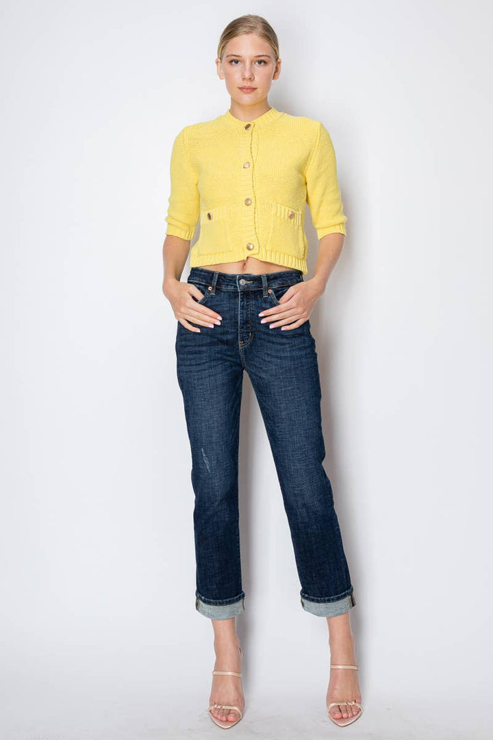 Dark Sky High Waist Jeans - The Daisy Chain