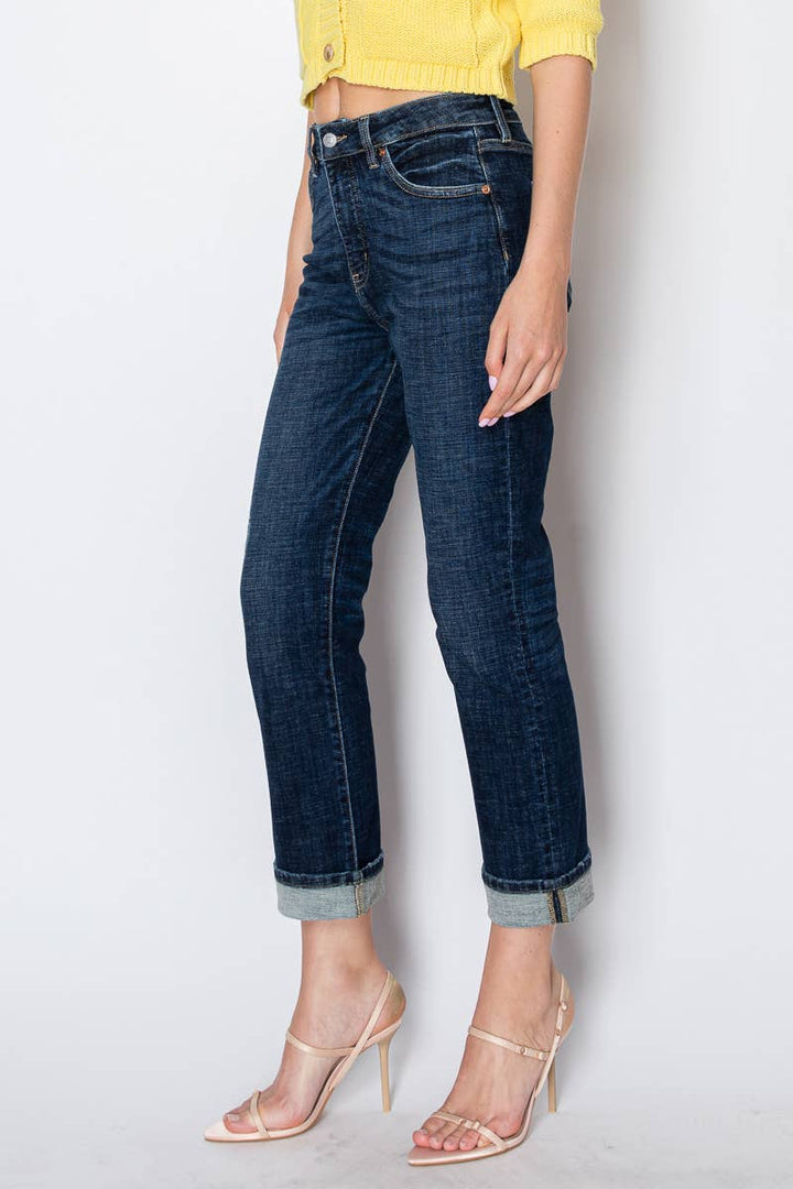 Dark Sky High Waist Jeans - The Daisy Chain