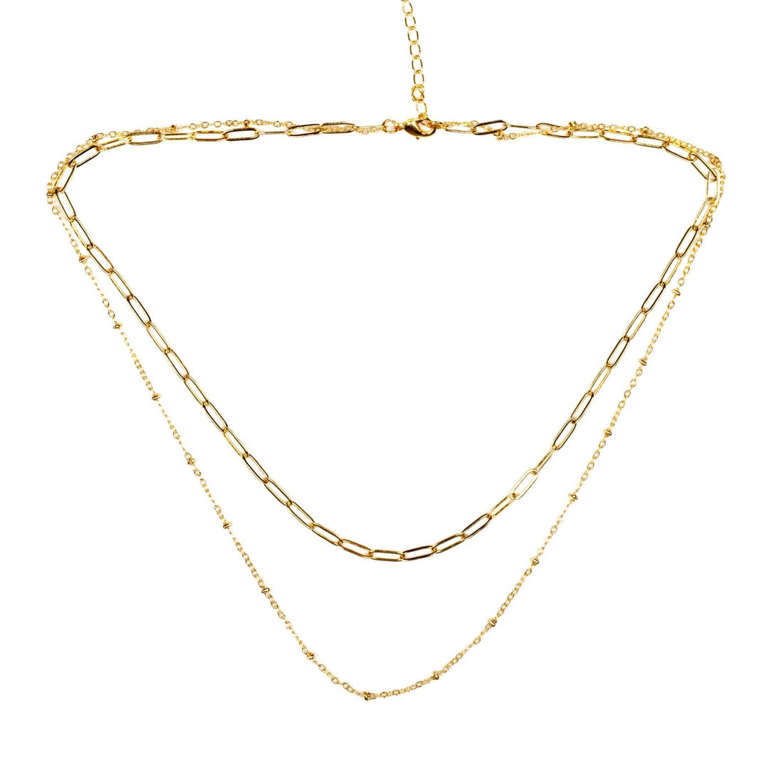 Double Chain Necklace - The Daisy Chain