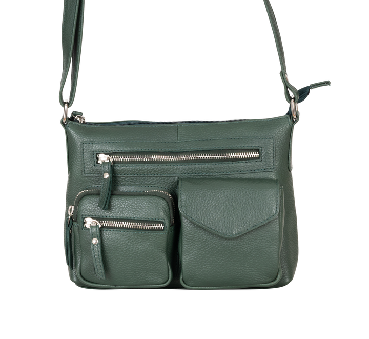 Mila Crossbody Bag: Green