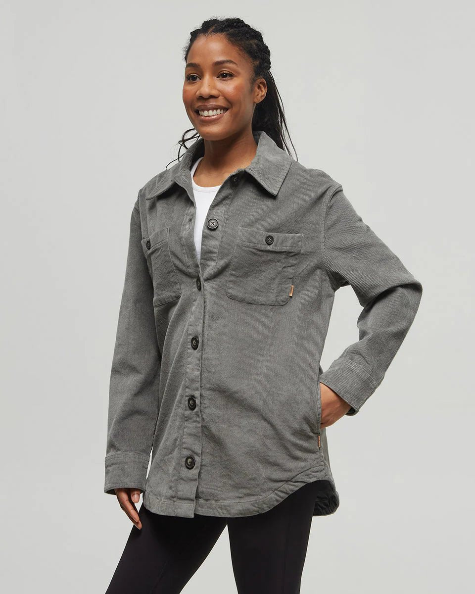 Eco - Stretch Cord Shacket - The Daisy Chain