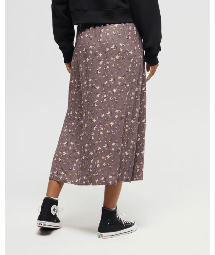 Eco Woven Crepe Skirt - Elkwood/Blossom - The Daisy Chain