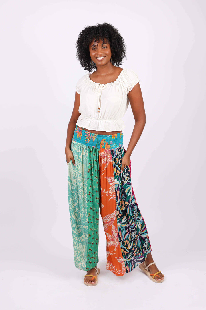 Wildflower Patchwork Pants