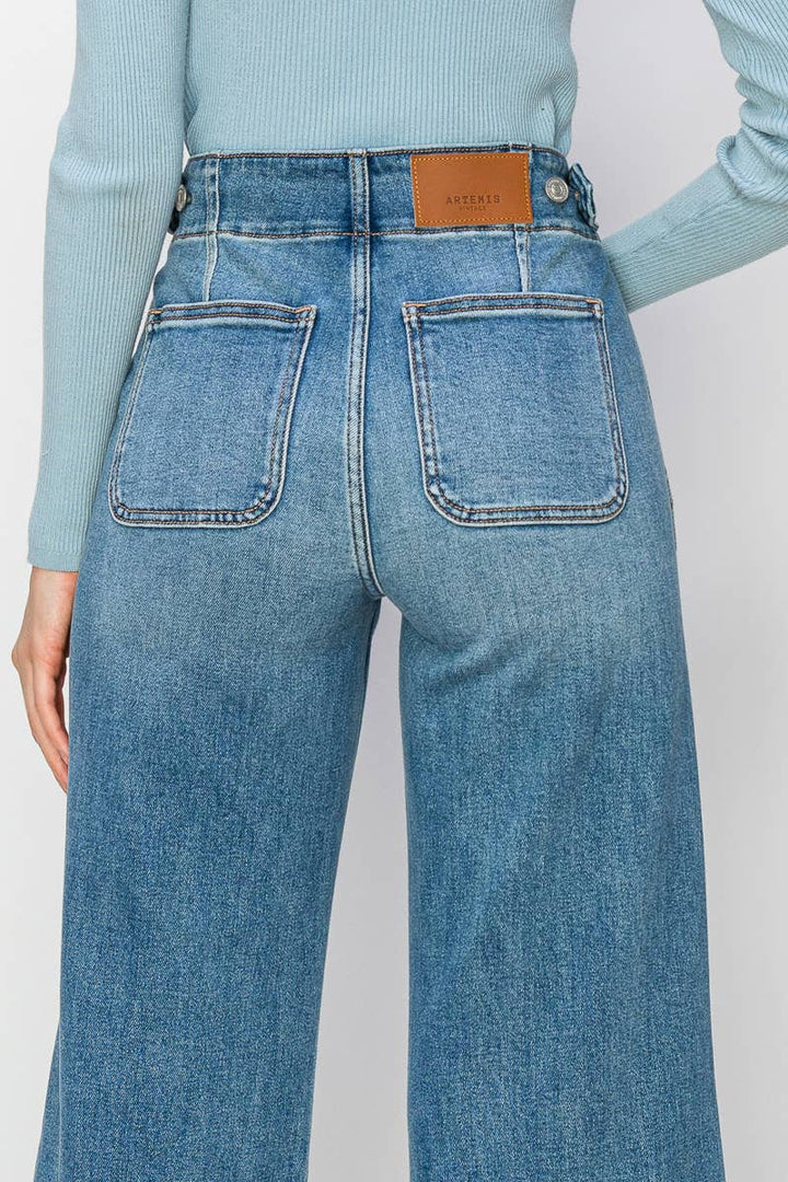 Retro Wide Crop Jeans