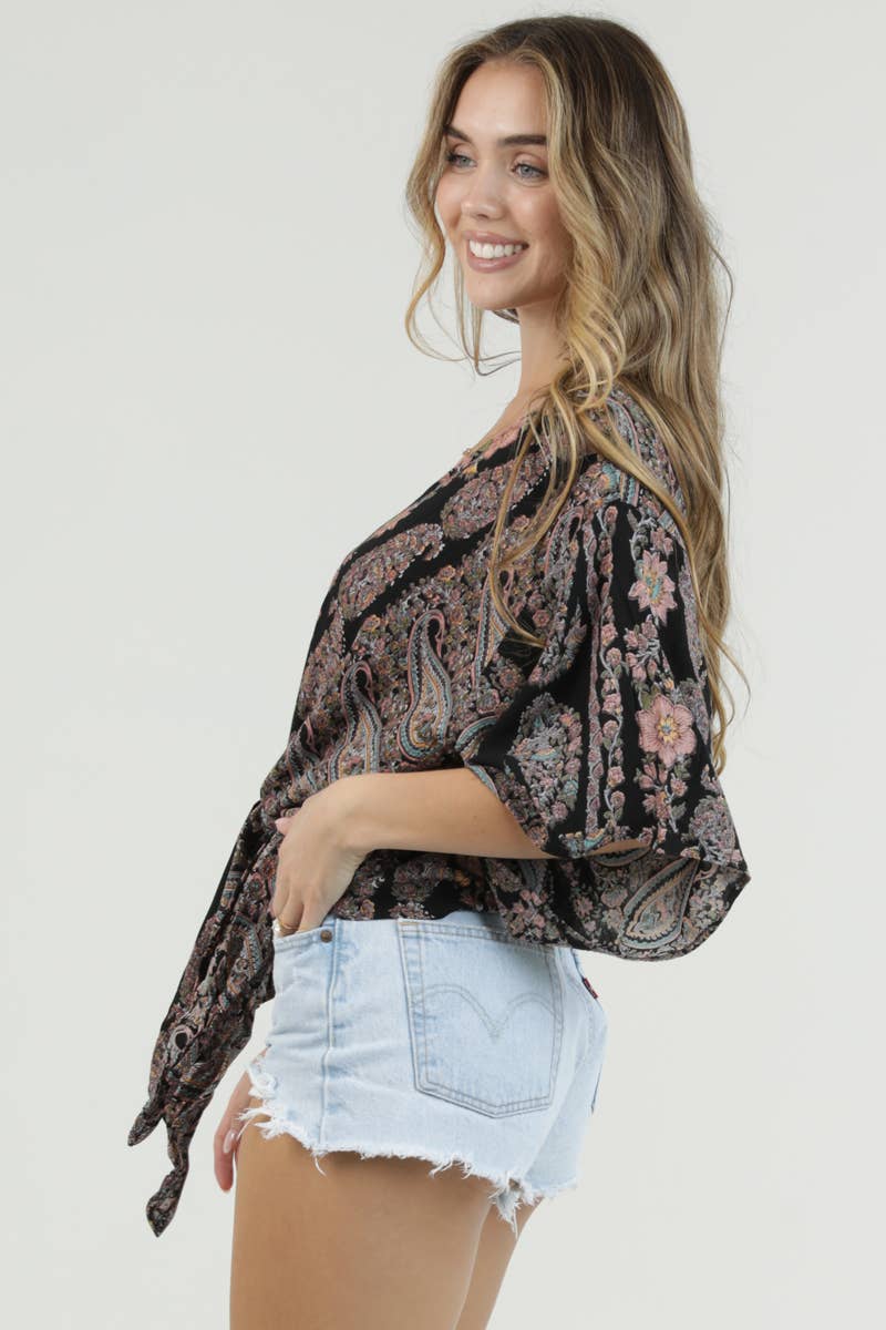 Primrose Tie Blouse