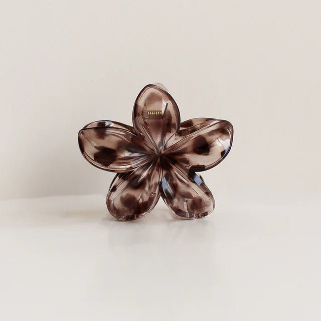 Floral Hair Clip - Chocolate - The Daisy Chain