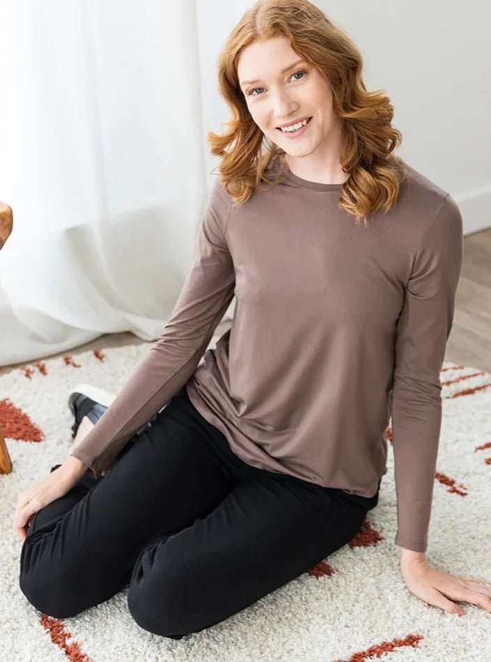 Georgia Long Sleeve - Latte - The Daisy Chain