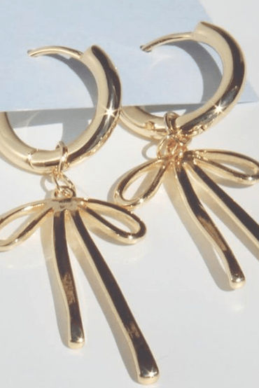 Gold Bow and Hoop - The Daisy Chain