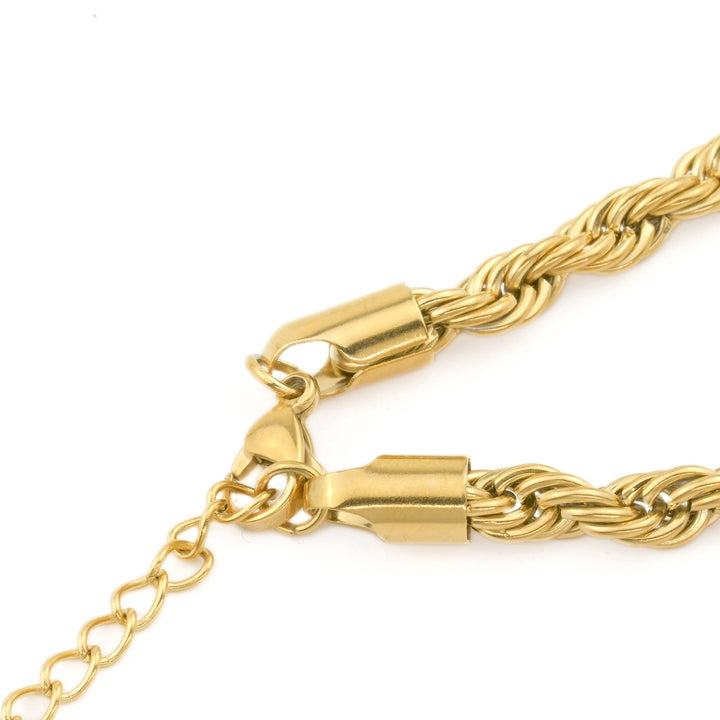 Gold Rope Chain Necklace - 3 MM - The Daisy Chain